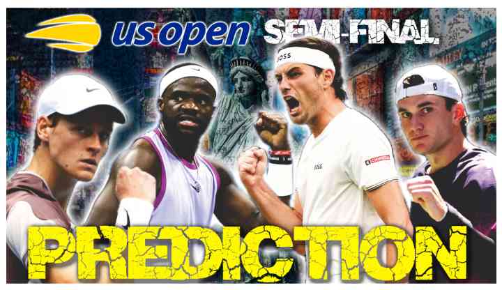 Sinner Vs Draper | Tiafoe Vs Fritz | US Open 2024 Men's Semis Preview and Predictions